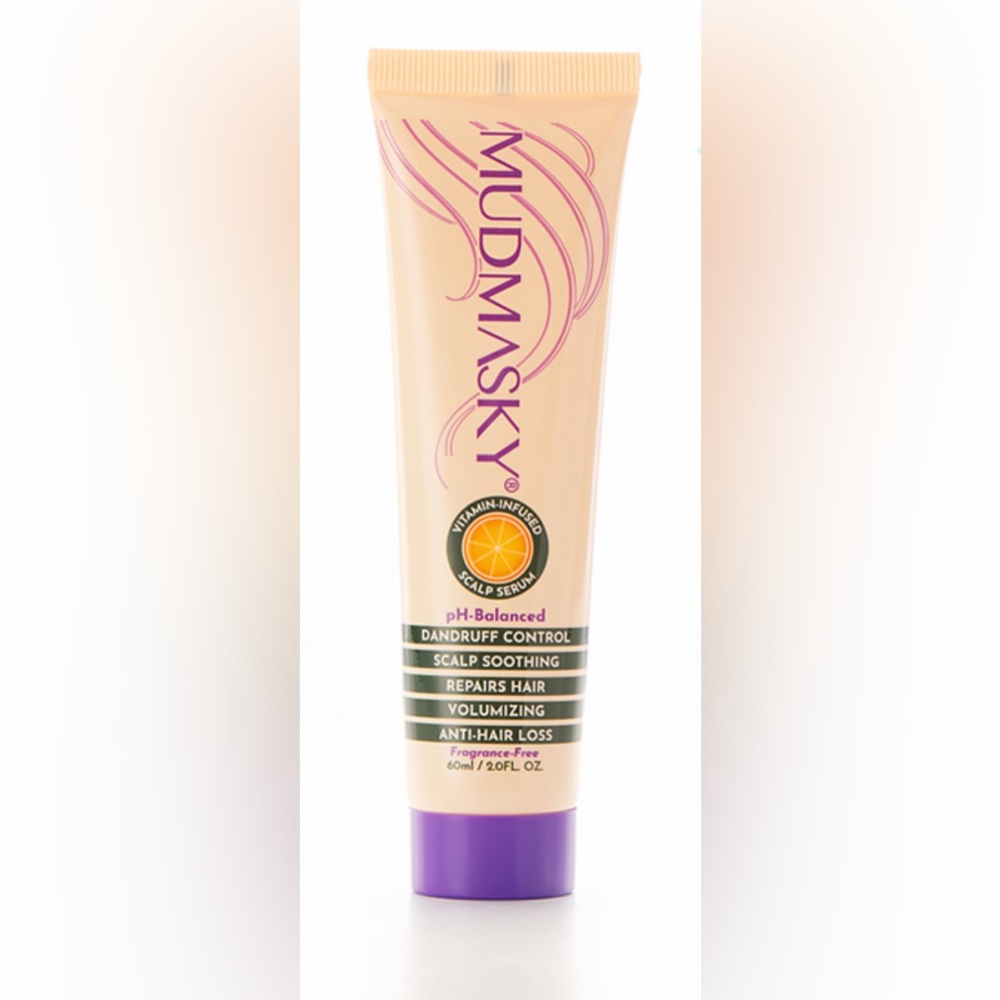 NEW Mudmasky Vitamin-Infused Scalp Serum 60 mL 2 oz Fragrance Free Hair NIB